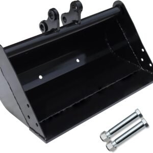 MMS Flat Bucket 500/600/800/1000mm Toothless Excavator Buckets Attachment for Mini Excavator Digger