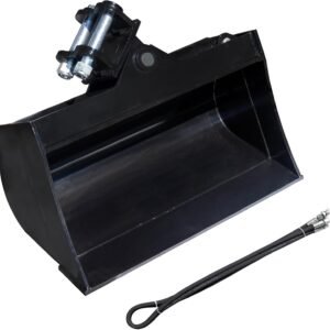 MMS Hydraulic Tilt Bucket for Mini Excavator – 600mm/800mm/1000mm Width