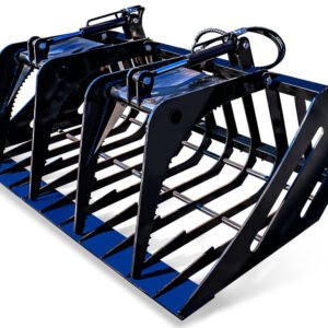 MMS 72'' Hollow Wood Grapple Attachment for Skid Steer Loader