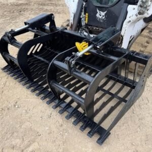 72" WILDCAT ROCK GRAPPLE SKELETON BUCKET FOR SKID STEER