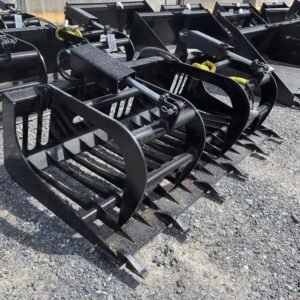78" WILDCAT HD ROCK GRAPPLE BUCKET WITH TEETH FOR SKID STEER