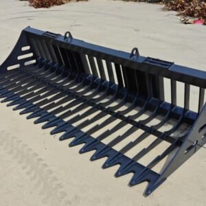 84" SKELETON ROCK BUCKET FOR SKID STEER