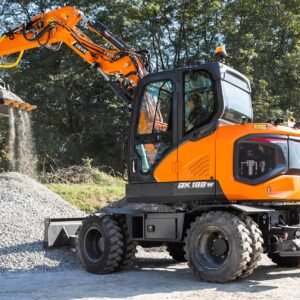 DEVELON DX100W-7 Mini Wheel Excavator